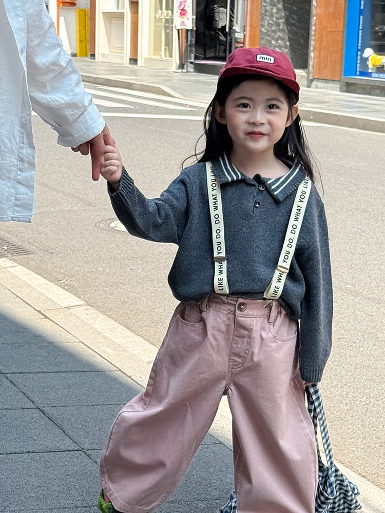 長袖シャツ・ブラウス ポロ襟長袖ニットセータートップス【mh0011035】