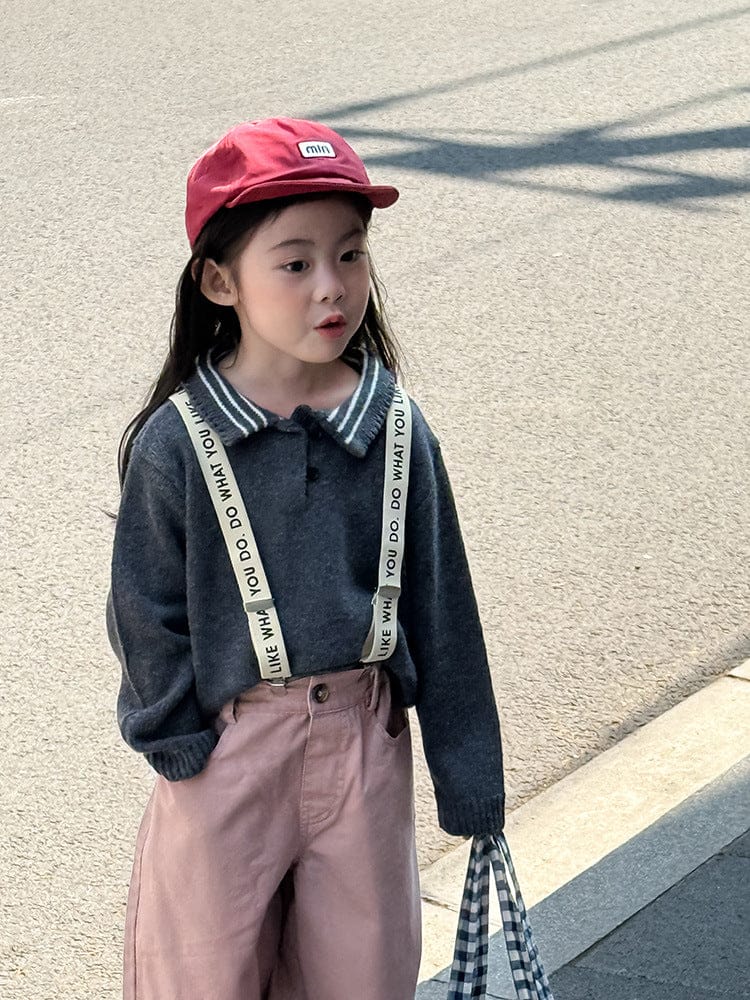 長袖シャツ・ブラウス ポロ襟長袖ニットセータートップス【mh0011035】