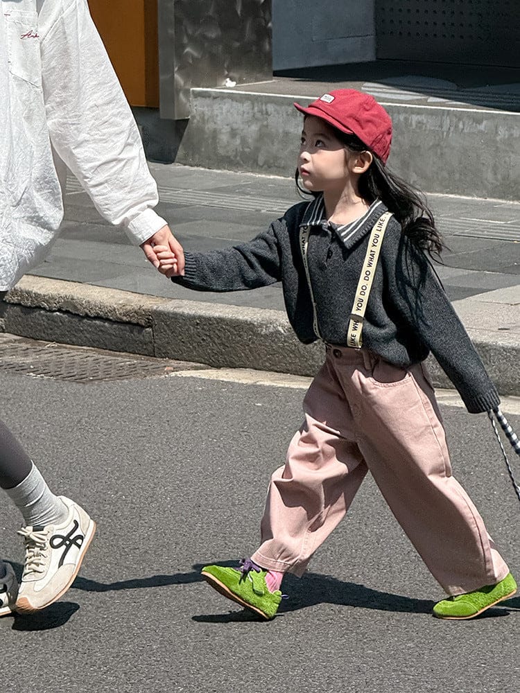 長袖シャツ・ブラウス ポロ襟長袖ニットセータートップス【mh0011035】