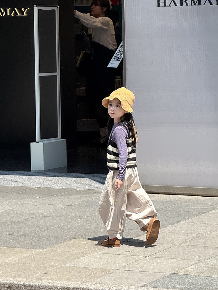 ベスト ボーダーレースニットキャミソールベスト【mh0011036】