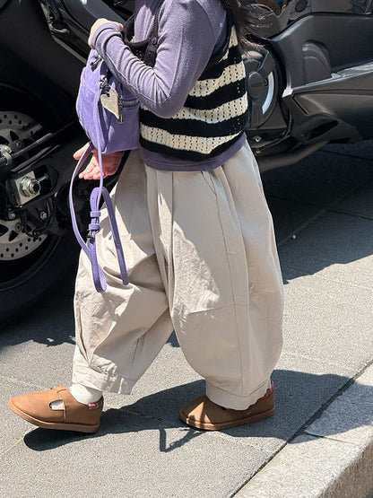 ベスト ボーダーレースニットキャミソールベスト【mh0011036】