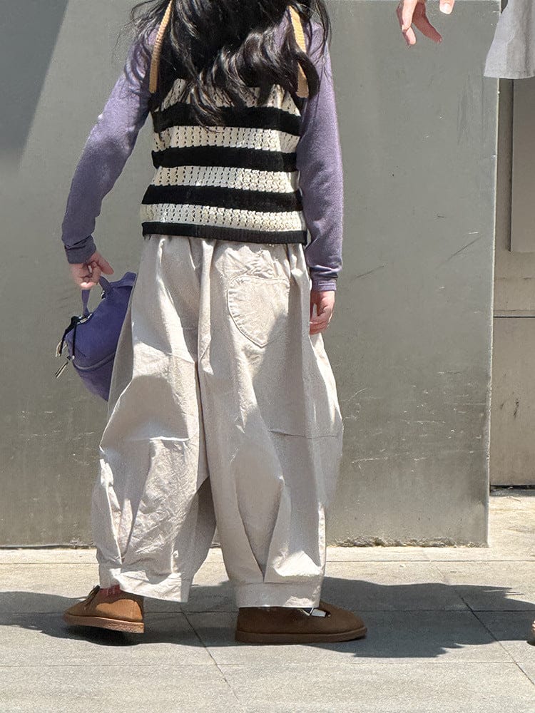 ロングパンツ・スウェットパンツ タックバルーンバレルパンツ【mh0011039】