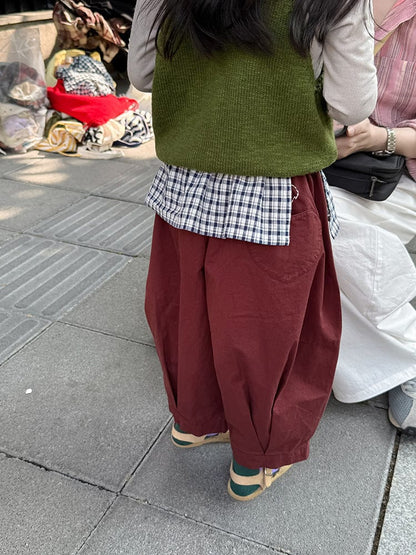 ロングパンツ・スウェットパンツ タックバルーンバレルパンツ【mh0011039】