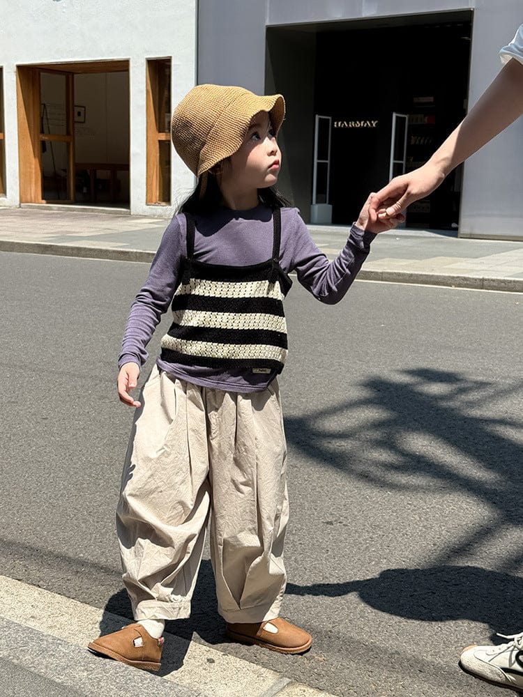 ロングパンツ・スウェットパンツ タックバルーンバレルパンツ【mh0011039】