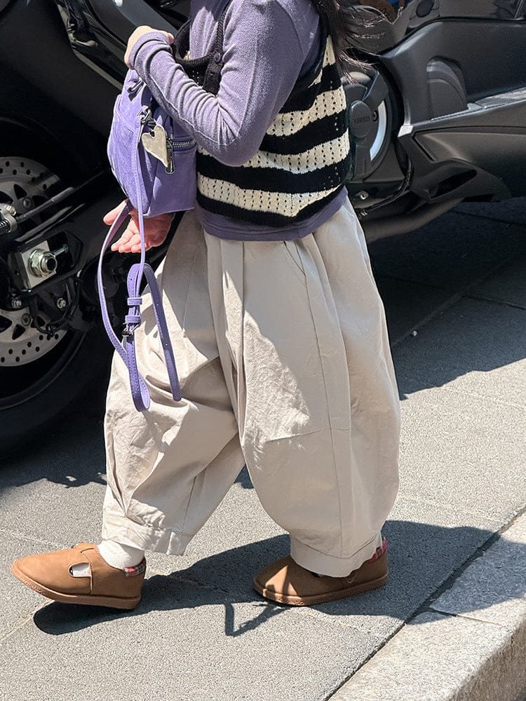 ロングパンツ・スウェットパンツ タックバルーンバレルパンツ【mh0011039】