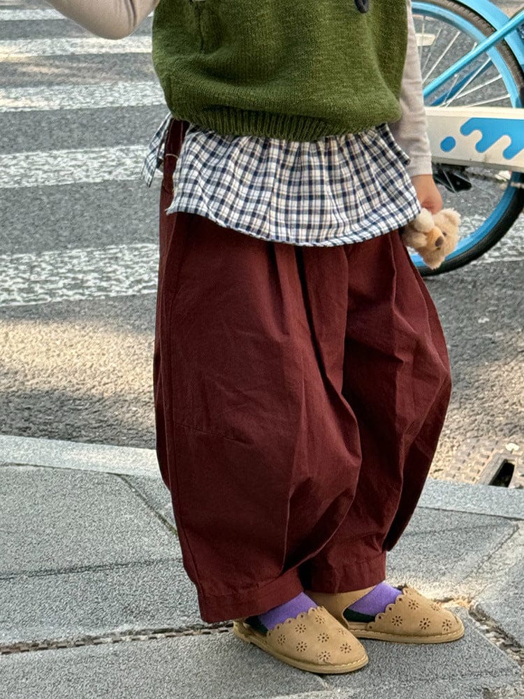 ロングパンツ・スウェットパンツ タックバルーンバレルパンツ【mh0011039】