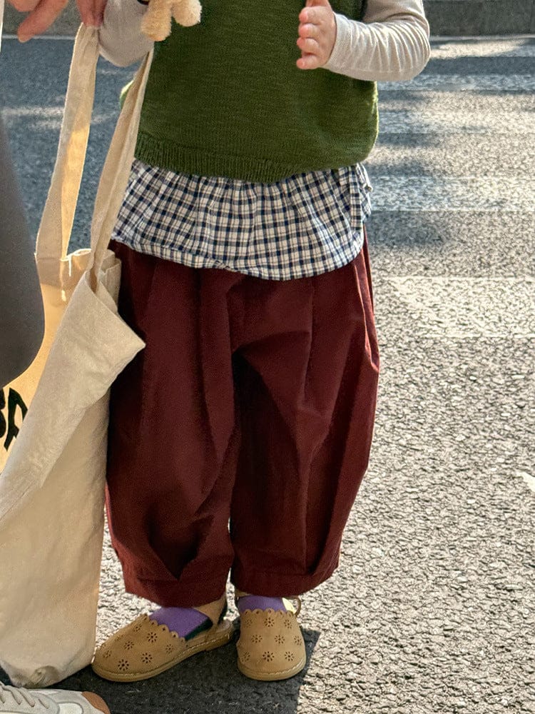 ロングパンツ・スウェットパンツ タックバルーンバレルパンツ【mh0011039】