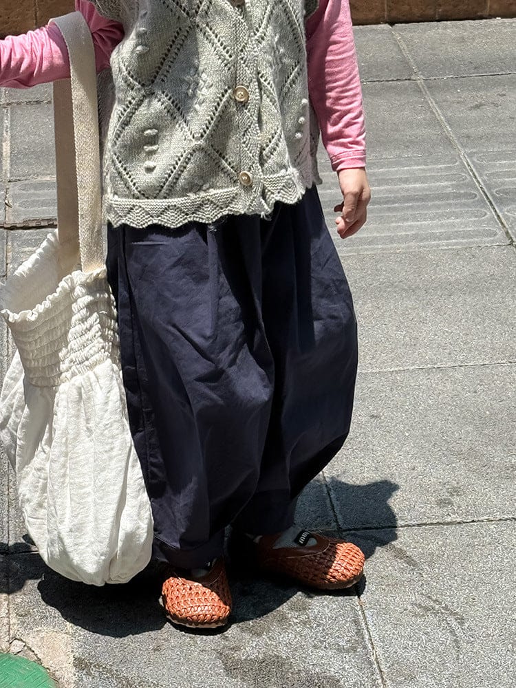 ロングパンツ・スウェットパンツ タックバルーンバレルパンツ【mh0011039】