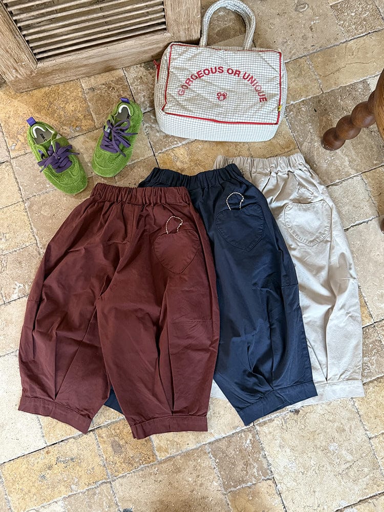 ロングパンツ・スウェットパンツ タックバルーンバレルパンツ【mh0011039】