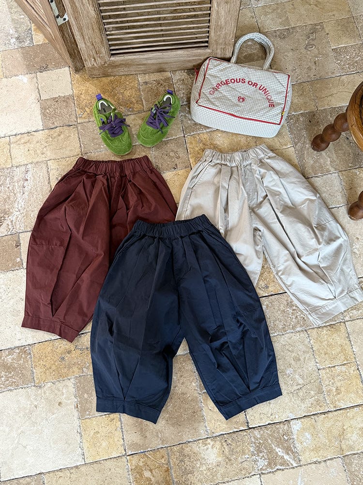 ロングパンツ・スウェットパンツ タックバルーンバレルパンツ【mh0011039】