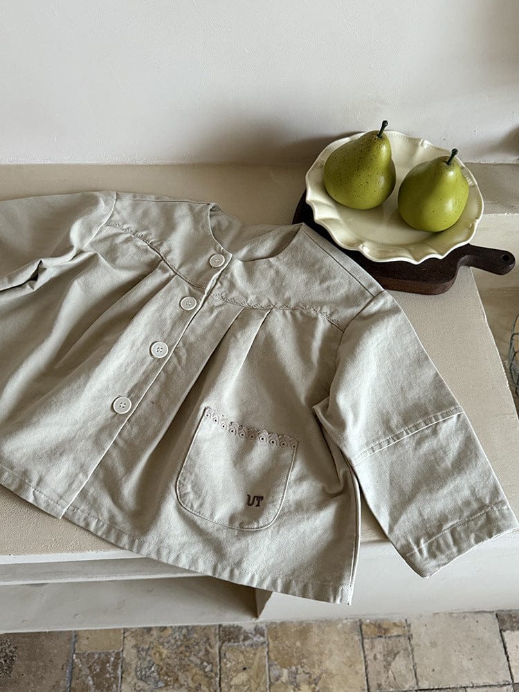 ショートコート・ジャケット・ジャンパー ノーカラータックふんわりジャケット【mh0011040】