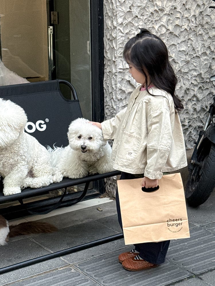 ショートコート・ジャケット・ジャンパー ノーカラータックふんわりジャケット【mh0011040】