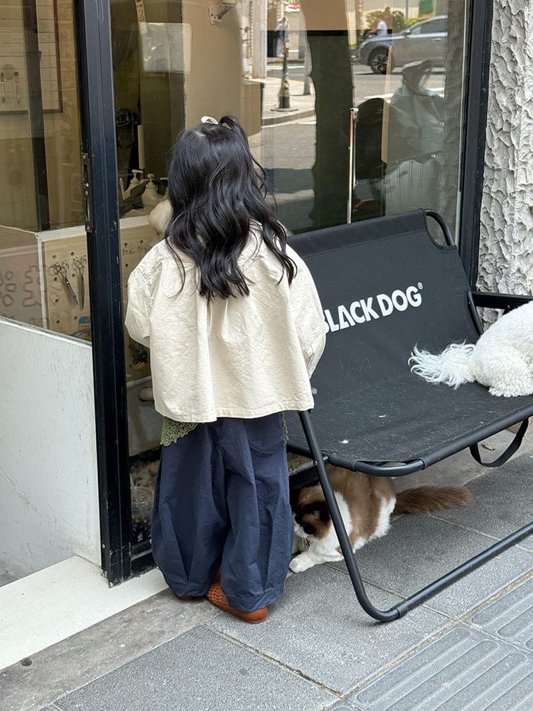 ショートコート・ジャケット・ジャンパー ノーカラータックふんわりジャケット【mh0011040】