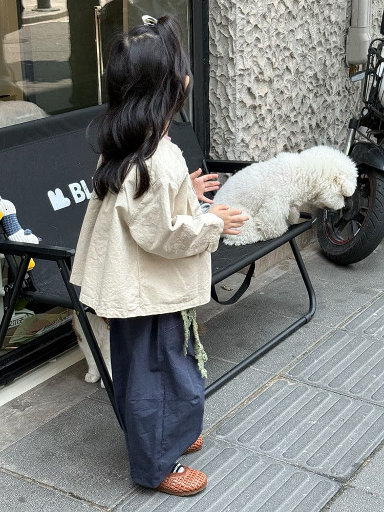 ショートコート・ジャケット・ジャンパー ノーカラータックふんわりジャケット【mh0011040】