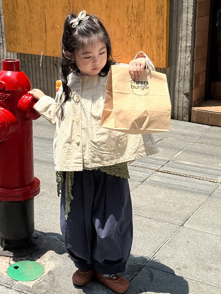 ショートコート・ジャケット・ジャンパー ノーカラータックふんわりジャケット【mh0011040】