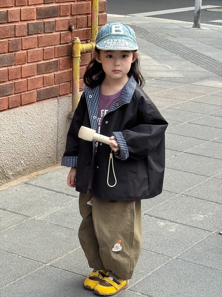 ショートコート・ジャケット・ジャンパー リバーシブルスタンドカラーコートジャケット【mh0011041】