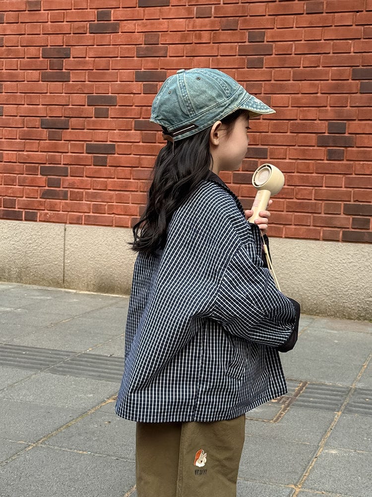 ショートコート・ジャケット・ジャンパー リバーシブルスタンドカラーコートジャケット【mh0011041】