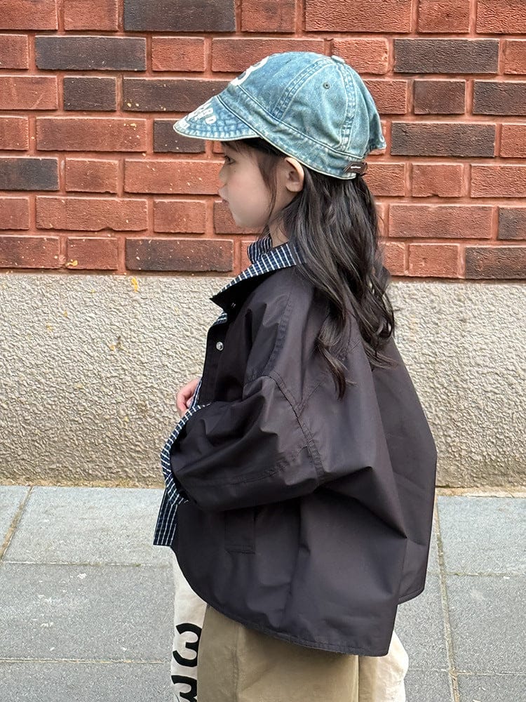 ショートコート・ジャケット・ジャンパー リバーシブルスタンドカラーコートジャケット【mh0011041】