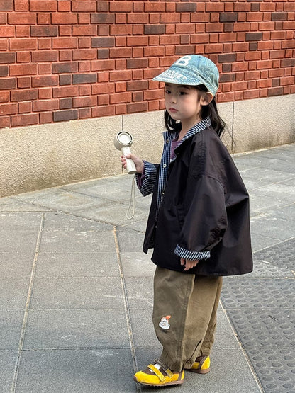 ショートコート・ジャケット・ジャンパー リバーシブルスタンドカラーコートジャケット【mh0011041】