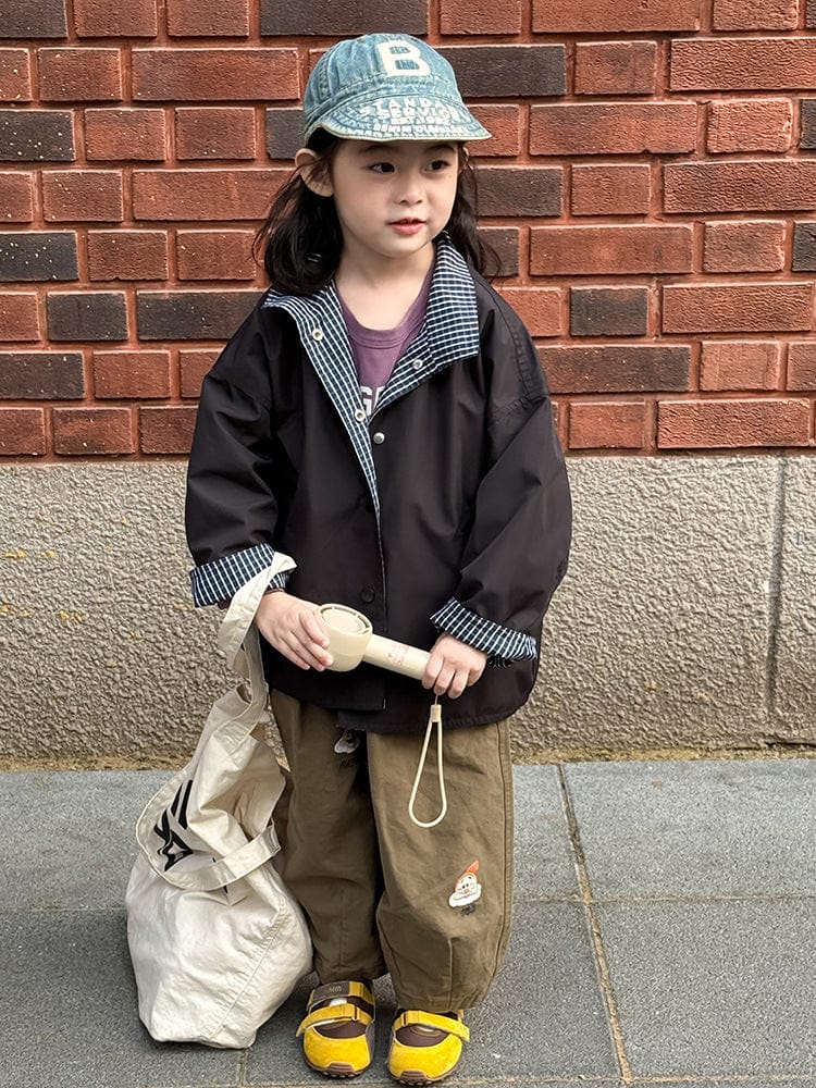 ショートコート・ジャケット・ジャンパー リバーシブルスタンドカラーコートジャケット【mh0011041】