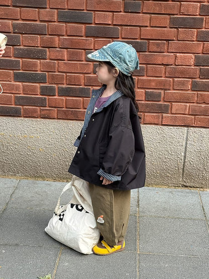 ショートコート・ジャケット・ジャンパー リバーシブルスタンドカラーコートジャケット【mh0011041】