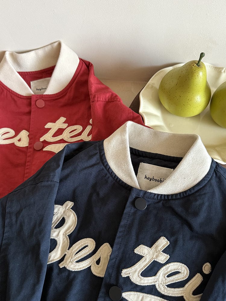 ショートコート・ジャケット・ジャンパー レターロゴワッペンスタジアムジャンパーブルゾン【mh0011043】