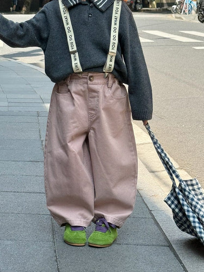 ロングパンツ・スウェットパンツ ハートポケットルーズロングパンツ【mh0011044】