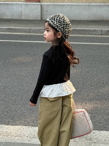 ロングパンツ・スウェットパンツ ハートポケットルーズロングパンツ【mh0011044】