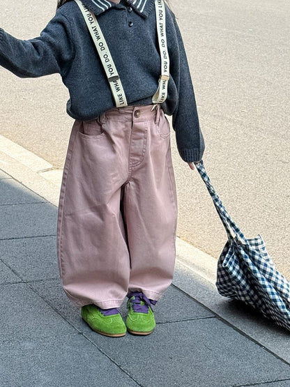 ロングパンツ・スウェットパンツ ハートポケットルーズロングパンツ【mh0011044】