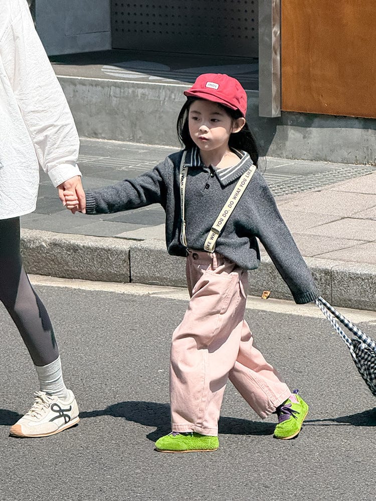 ロングパンツ・スウェットパンツ ハートポケットルーズロングパンツ【mh0011044】
