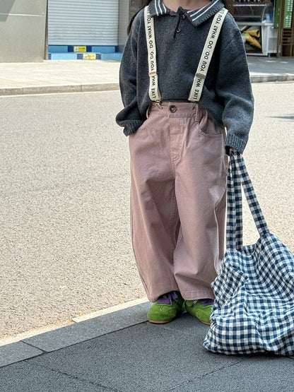 ロングパンツ・スウェットパンツ ハートポケットルーズロングパンツ【mh0011044】