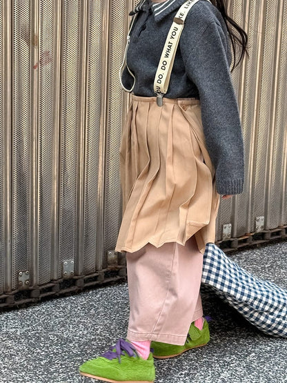 ロングパンツ・スウェットパンツ ハートポケットルーズロングパンツ【mh0011044】