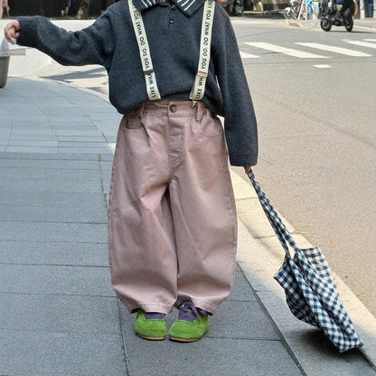 ロングパンツ・スウェットパンツ ハートポケットルーズロングパンツ【mh0011044】