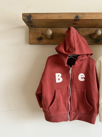 カーディガン・パーカー ロゴ入りジップアップフーディパーカー フード付き長袖スウェット【mh0011051】