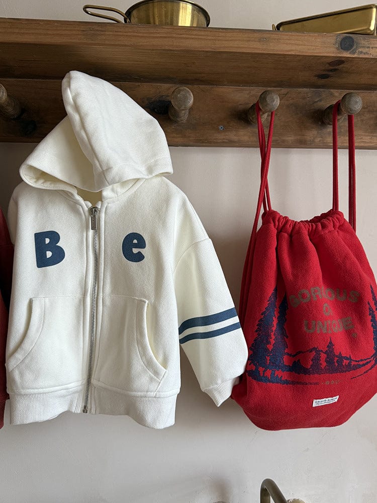 カーディガン・パーカー ロゴ入りジップアップフーディパーカー フード付き長袖スウェット【mh0011051】