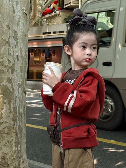 カーディガン・パーカー ロゴ入りジップアップフーディパーカー フード付き長袖スウェット【mh0011051】