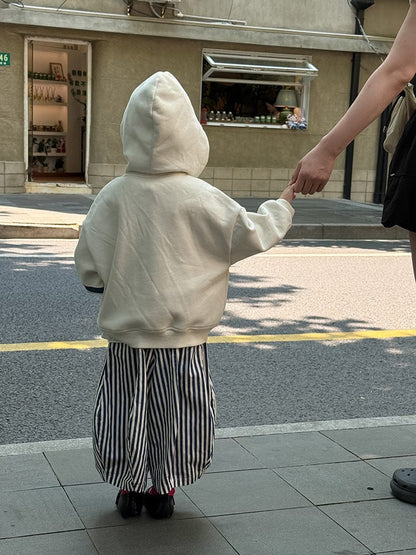 カーディガン・パーカー ロゴ入りジップアップフーディパーカー フード付き長袖スウェット【mh0011051】