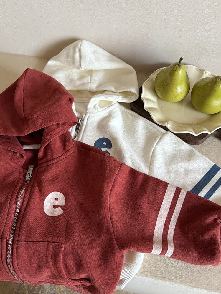 カーディガン・パーカー ロゴ入りジップアップフーディパーカー フード付き長袖スウェット【mh0011051】