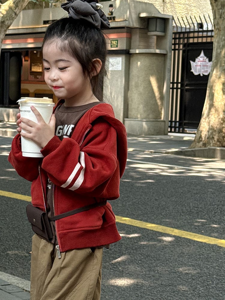 カーディガン・パーカー ロゴ入りジップアップフーディパーカー フード付き長袖スウェット【mh0011051】