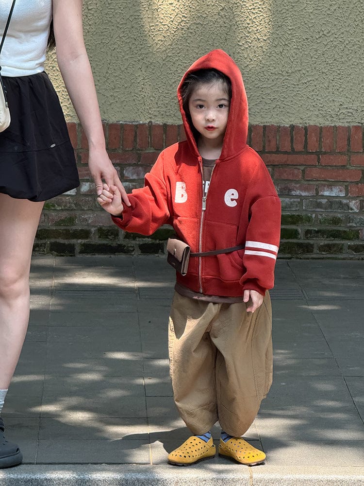 カーディガン・パーカー ロゴ入りジップアップフーディパーカー フード付き長袖スウェット【mh0011051】