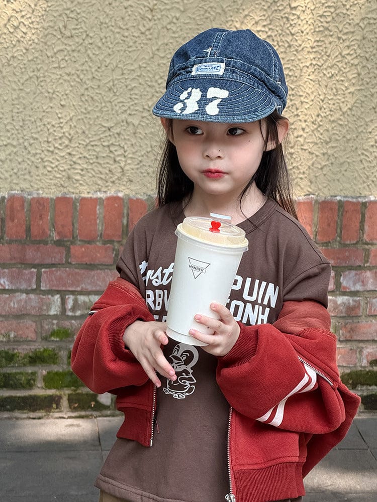 カーディガン・パーカー ロゴ入りジップアップフーディパーカー フード付き長袖スウェット【mh0011051】