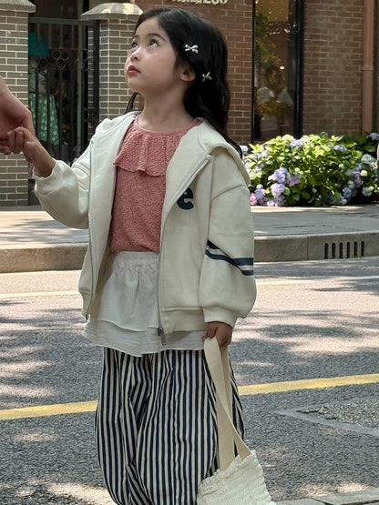 カーディガン・パーカー ロゴ入りジップアップフーディパーカー フード付き長袖スウェット【mh0011051】