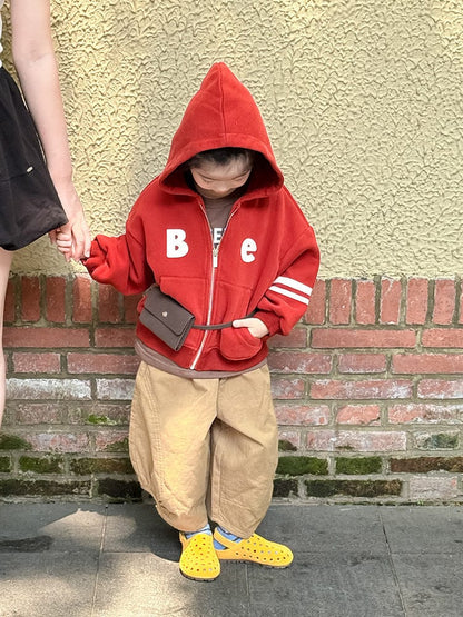 カーディガン・パーカー ロゴ入りジップアップフーディパーカー フード付き長袖スウェット【mh0011051】