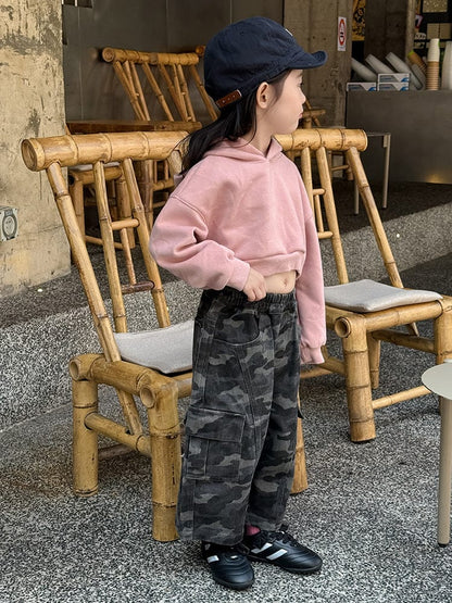 カーディガン・パーカー クロップド丈パーカー 刺繍ロゴ入りフーディー ショートスウェット【mh0011053】