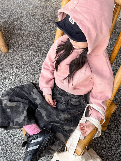 カーディガン・パーカー クロップド丈パーカー 刺繍ロゴ入りフーディー ショートスウェット【mh0011053】