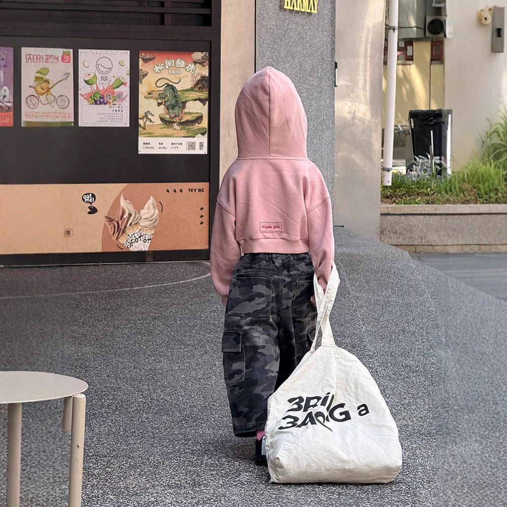 カーディガン・パーカー クロップド丈パーカー 刺繍ロゴ入りフーディー ショートスウェット【mh0011053】