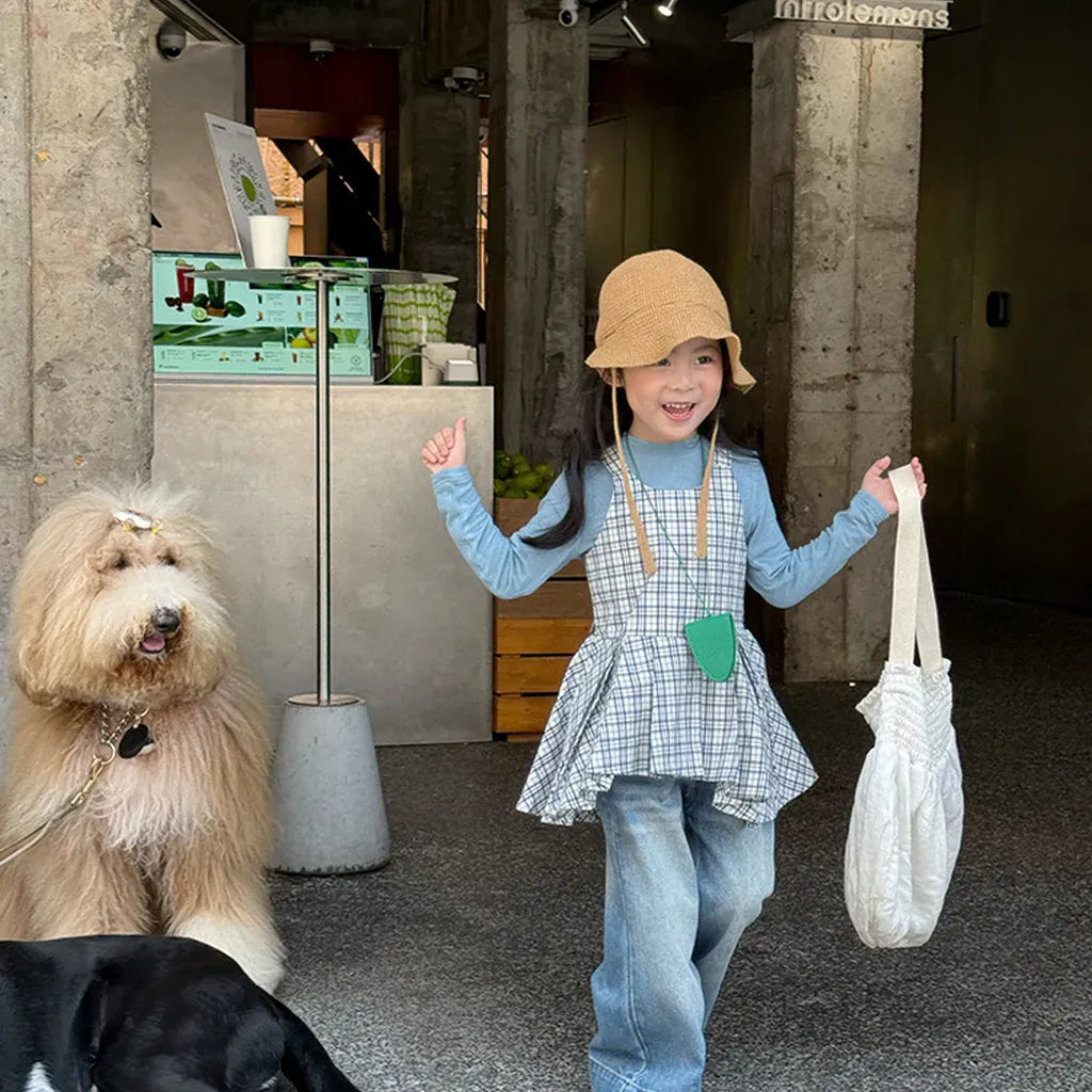 タンクトップ・キャミソール・ノースリーブトップス チェック柄キャミソール 裾フリルフレアトップス【mh0011058】