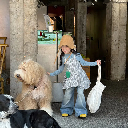 タンクトップ・キャミソール・ノースリーブトップス チェック柄キャミソール 裾フリルフレアトップス【mh0011058】