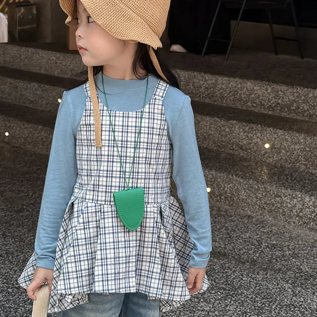 タンクトップ・キャミソール・ノースリーブトップス チェック柄キャミソール 裾フリルフレアトップス【mh0011058】