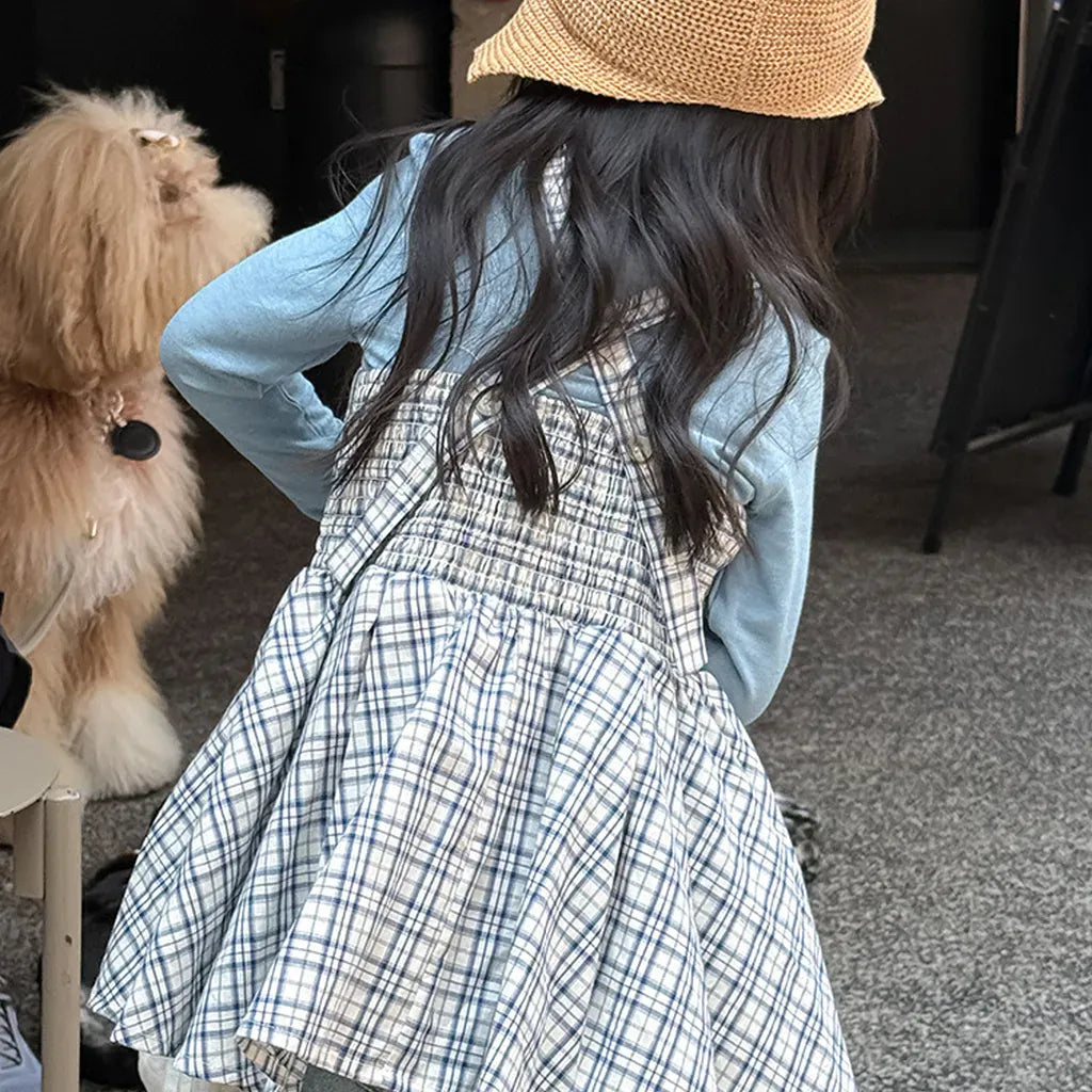 タンクトップ・キャミソール・ノースリーブトップス チェック柄キャミソール 裾フリルフレアトップス【mh0011058】